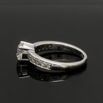 Load image into Gallery viewer, 2-Carat Lab Solitaire Grown Diamonds Accents Platinum Engagement Ring JL PT LG-1443-B

