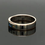 Load image into Gallery viewer, Platinum &amp; Rose Gold Men's Ring JL PT 1482
