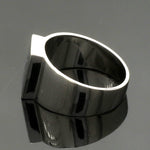 Load image into Gallery viewer, Plain Platinum Ring for Men JL PT 1387
