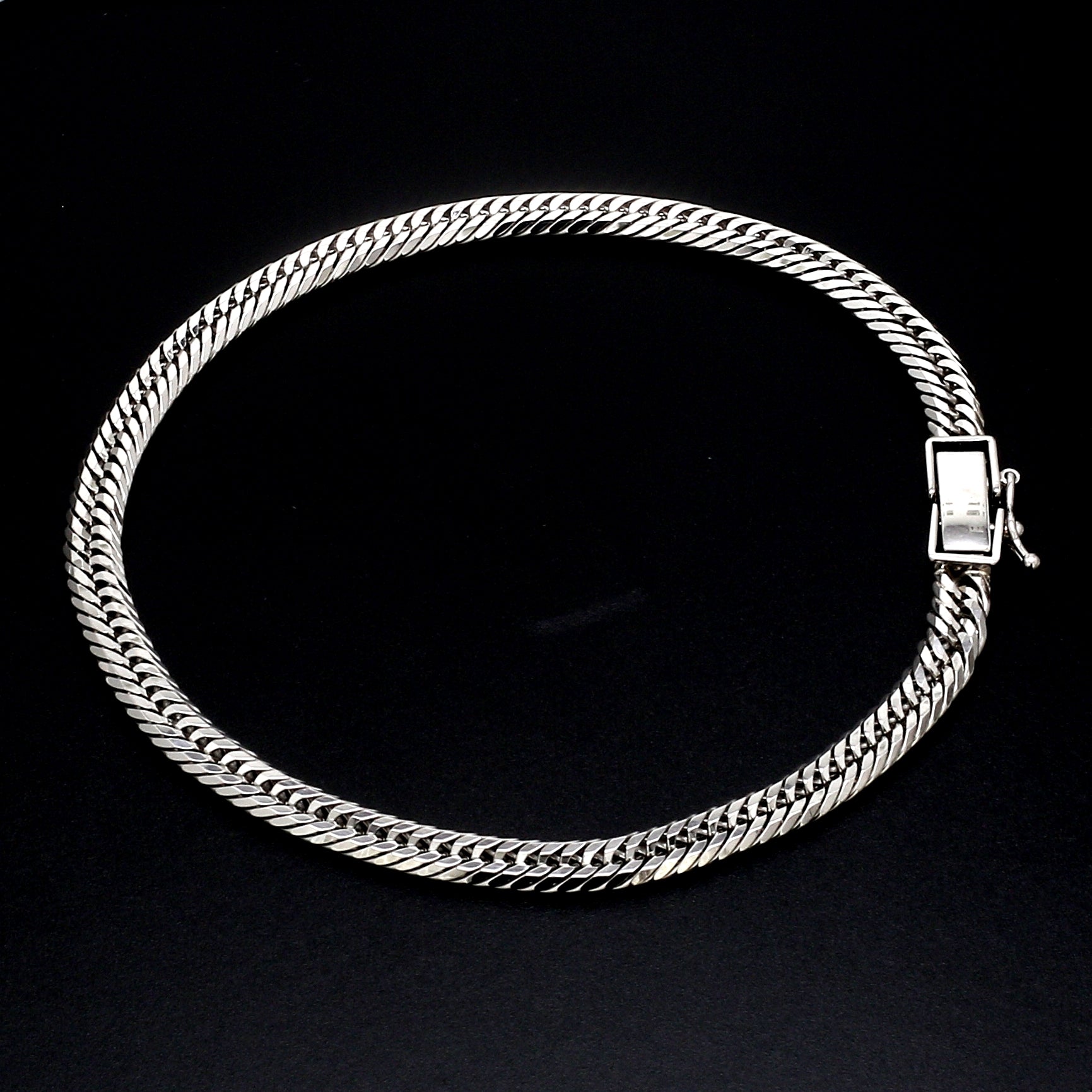 4.5mm Japanese Platinum Cuban Bracelet for Men JL PTB 1176
