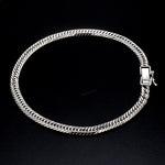 Load image into Gallery viewer, 4.5mm Japanese Platinum Cuban Bracelet for Men JL PTB 1176
