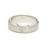 Load image into Gallery viewer, 7mm Designer Single Diamond Platinum Band for Men JL PT 475
