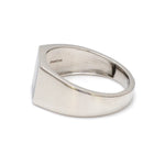 Load image into Gallery viewer, Men of Platinum | 10mm Black Enamel Ring for Men JL PT 1494
