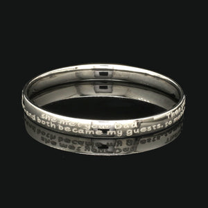Platinum Engraved Baby Kada for Men JL PTB 1289