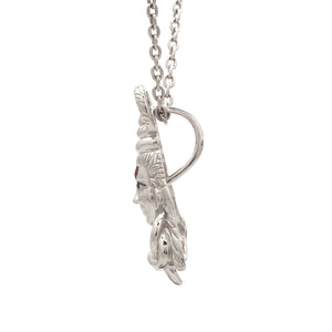 Platinum Shiva Ji Pendant   Jewelove.US