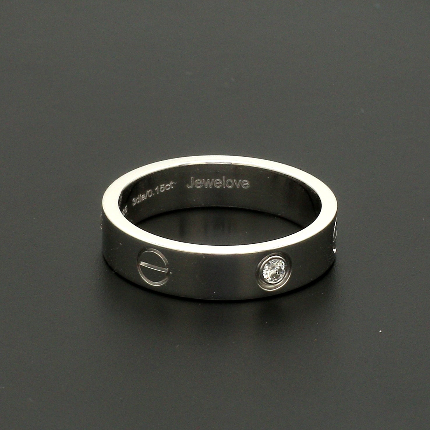 Single Diamond Platinum Couple Rings for JL PT 1167-A   Jewelove