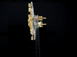 Load image into Gallery viewer, 18K Yellow Gold Earrings with Natural Fancy Yellow &amp; White Diamonds JL AU E 102
