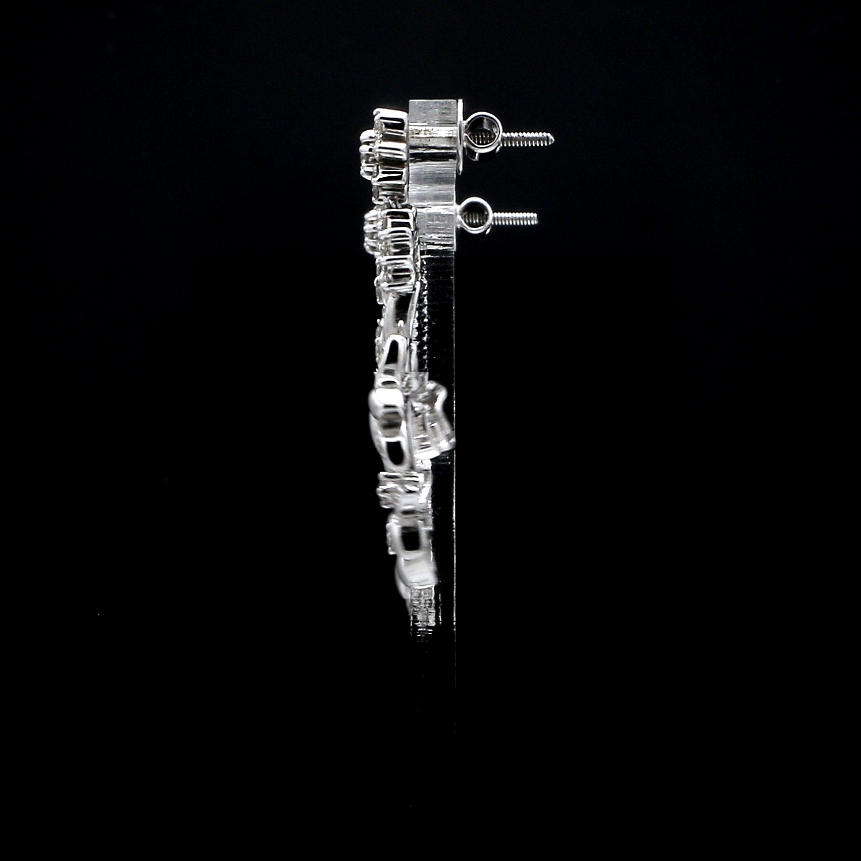 Designer Platinum Diamond Earrings for Women JL PT E 343