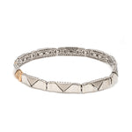 Load image into Gallery viewer, 6.75mm Platinum Rose Gold Bracelet for Men JL PTB 1455
