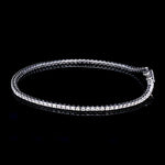 Load image into Gallery viewer, Single Line Platinum Tennis Bracelet with Diamonds JL PTB 1235
