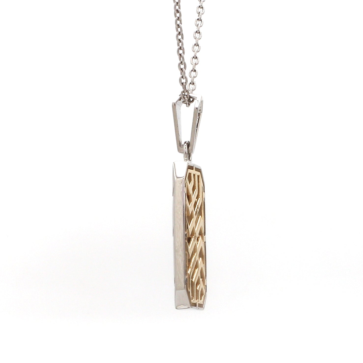 Men of Platinum | Pendant for Men with Rose Gold JL PT P 285   Jewelove.US