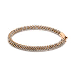 Load image into Gallery viewer, 5mm Platinum &amp; Rose Gold Bracelet for Men JL PTB 1087-RG
