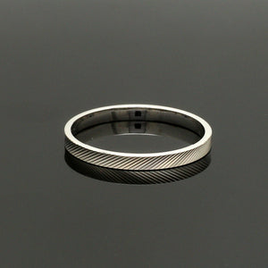 2mm Designer Japanese Platinum Ring for Women JL PT 1336   Jewelove