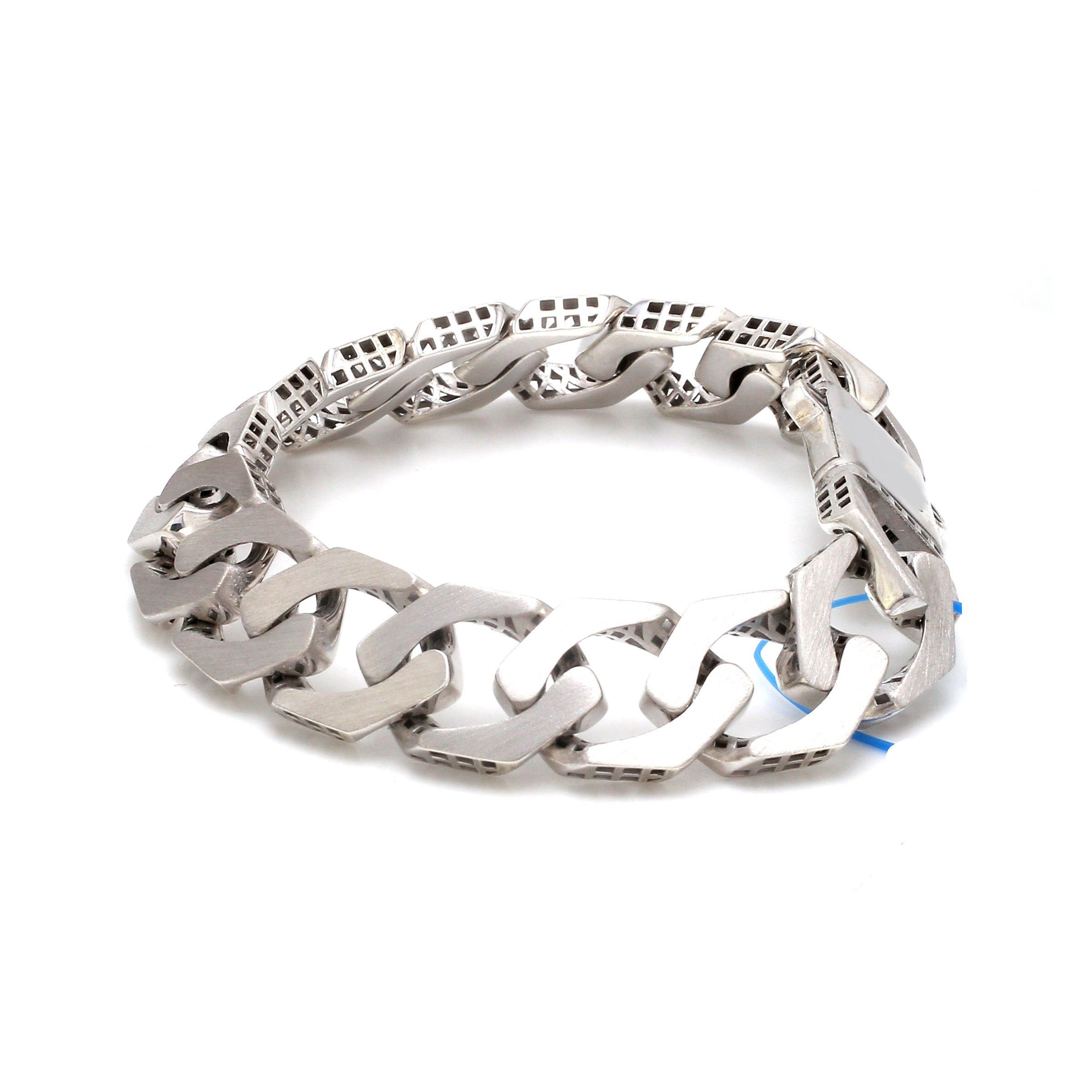 Men of Platinum | 14mm Double Side Heavy Bracelet for Men JL PTB 1379