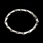 Load image into Gallery viewer, 4.5mm Platinum Light Weight Bracelet for Men JL PTB 1301
