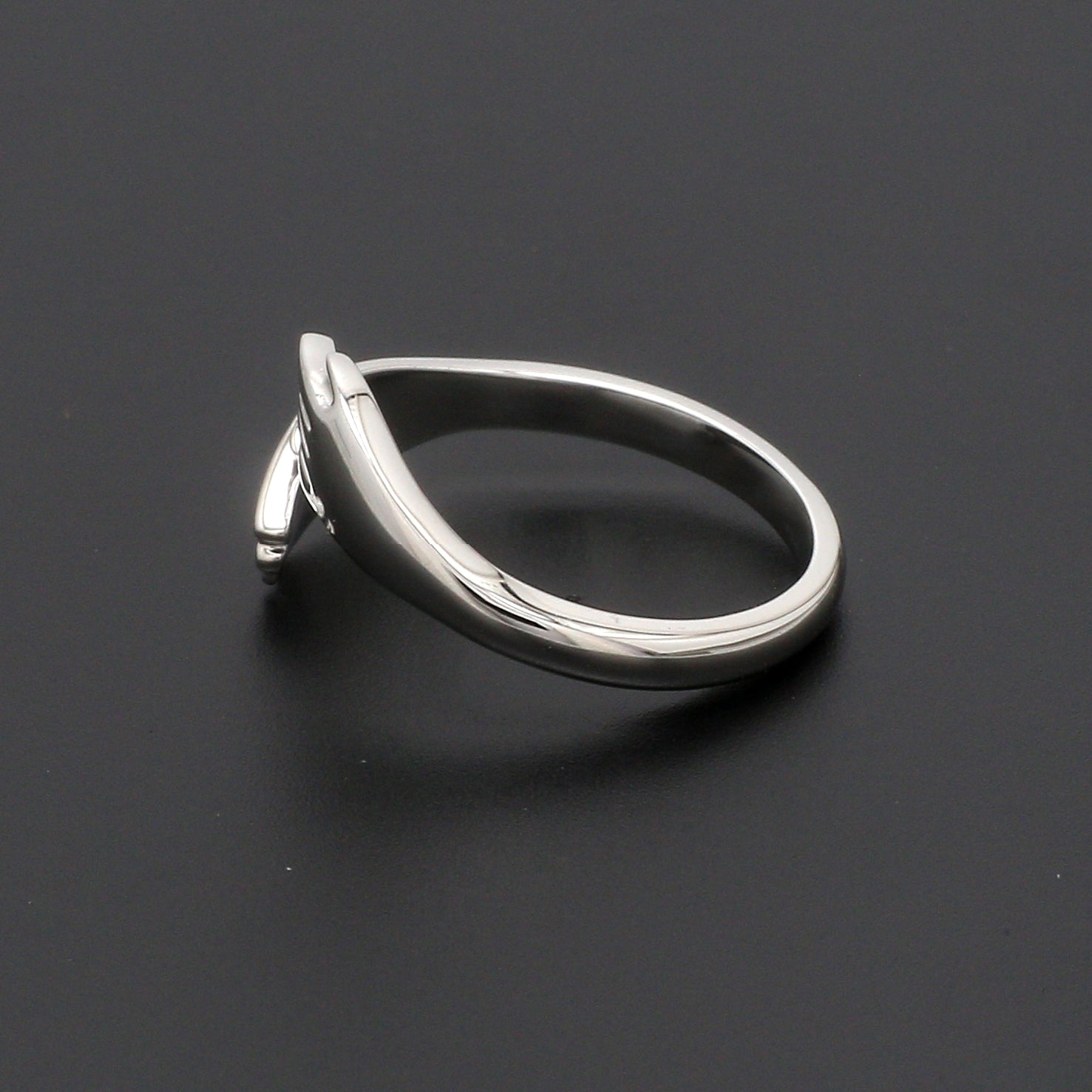 Platinum Hug Unisex Ring JL PT 938   Jewelove.US