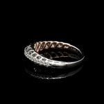 Load image into Gallery viewer, Designer Diamonds Platinum Love Bands with Rose Gold JL PT 1070   Jewelove.US
