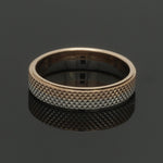 Load image into Gallery viewer, Platinum Love Bands with Rose Gold Ring JL PT 1406
