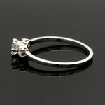 Load image into Gallery viewer, 30-Pointer Solitaire Diamond Accents Platinum Ring JL PT 1229-D
