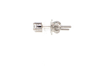 10 pointer Solitaire Diamond Earrings in Platinum SJ PTO E 152-B   Jewelove