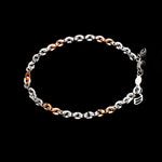 Load image into Gallery viewer, 3.25mm Japanese Platinum Rose Gold Bracelet for Women JL PTB 659R   Jewelove.US
