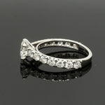 Load image into Gallery viewer, 50-Pointer Solitaire Diamond Shank Platinum Ring JL PT 1350   Jewelove.US
