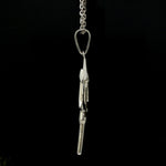 Load image into Gallery viewer, Plain Platinum Trishul Pendant JL PT P 376
