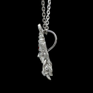 Platinum Shiva Ji Pendant   Jewelove.US