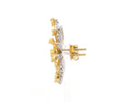 Load image into Gallery viewer, 18K Yellow Gold Earrings with Natural Fancy Yellow &amp; White Diamonds JL AU E 102
