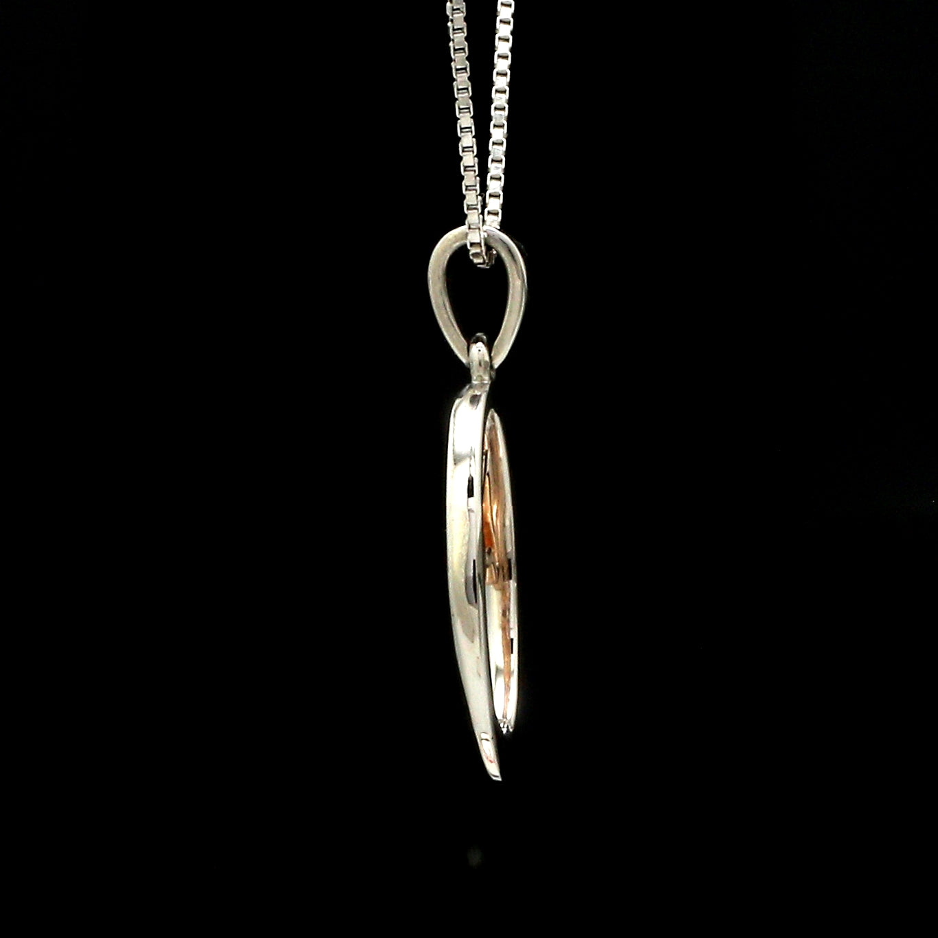 Platinum Rose Gold Unisex Pendant JL PT P 363