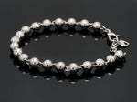 Load image into Gallery viewer, 5mm Diamond Cut Balls Platinum Bracelet for Women JL PTB 1185   Jewelove.US
