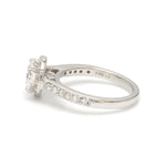 Load image into Gallery viewer, 2-Carat Solitaire Lab Grown Diamond Accents Platinum Engagement Ring JL PT LG 977-C
