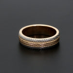 Load image into Gallery viewer, Designer 18K Triple Color Gold Unisex Ring JL AU 99
