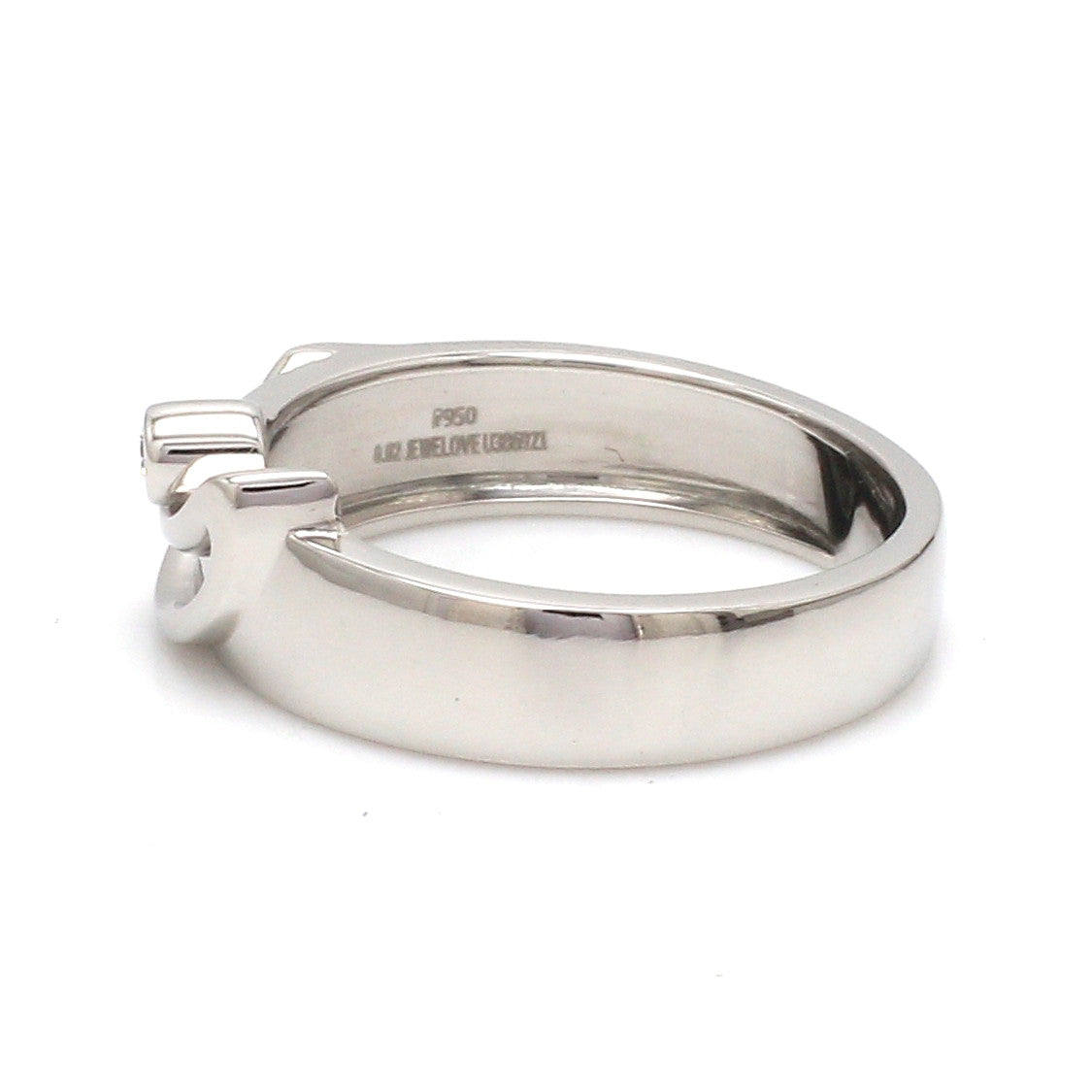 Designer Platinum Love Bands JL PT 119