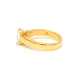 Load image into Gallery viewer, 50-Pointer Emerald Cut Solitaire Diamond 18K Yellow Gold Ring JL AU RS EM 127Y-A   Jewelove.US
