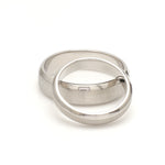 Load image into Gallery viewer, 7mm Beveled Edges Plain Platinum Ring for Men JL PT 616 - Solid   Jewelove.US
