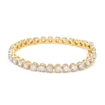 Load image into Gallery viewer, 18-Pointer Diamond Tennis Bracelet 18K White Gold JL AU 755
