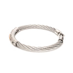 Load image into Gallery viewer, Platinum Rose Gold Diamond Bracelet for Men JL PTB 1343
