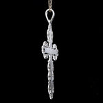 Load image into Gallery viewer, Designer Platinum Cross Pendant JL PT P 243-B
