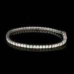 Load image into Gallery viewer, 18-Pointer Diamond Tennis Bracelet 18K White Gold JL AU 755

