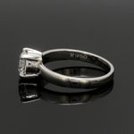 Load image into Gallery viewer, 1.5-Carat Lab Solitaire Grown Platinum Engagement Ring JL PT LG-1442-A

