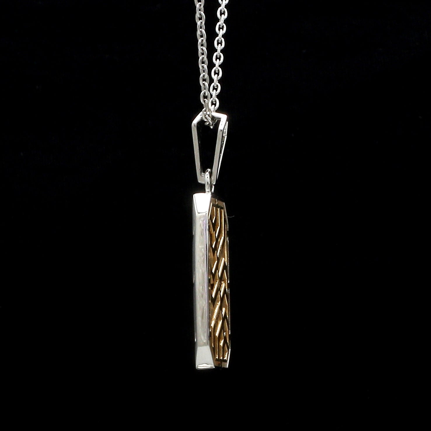 Men of Platinum | Pendant for Men with Rose Gold JL PT P 285   Jewelove.US