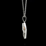 Load image into Gallery viewer, Evara Platinum &amp; Rose Gold Diamonds Pendant JL PT P 255
