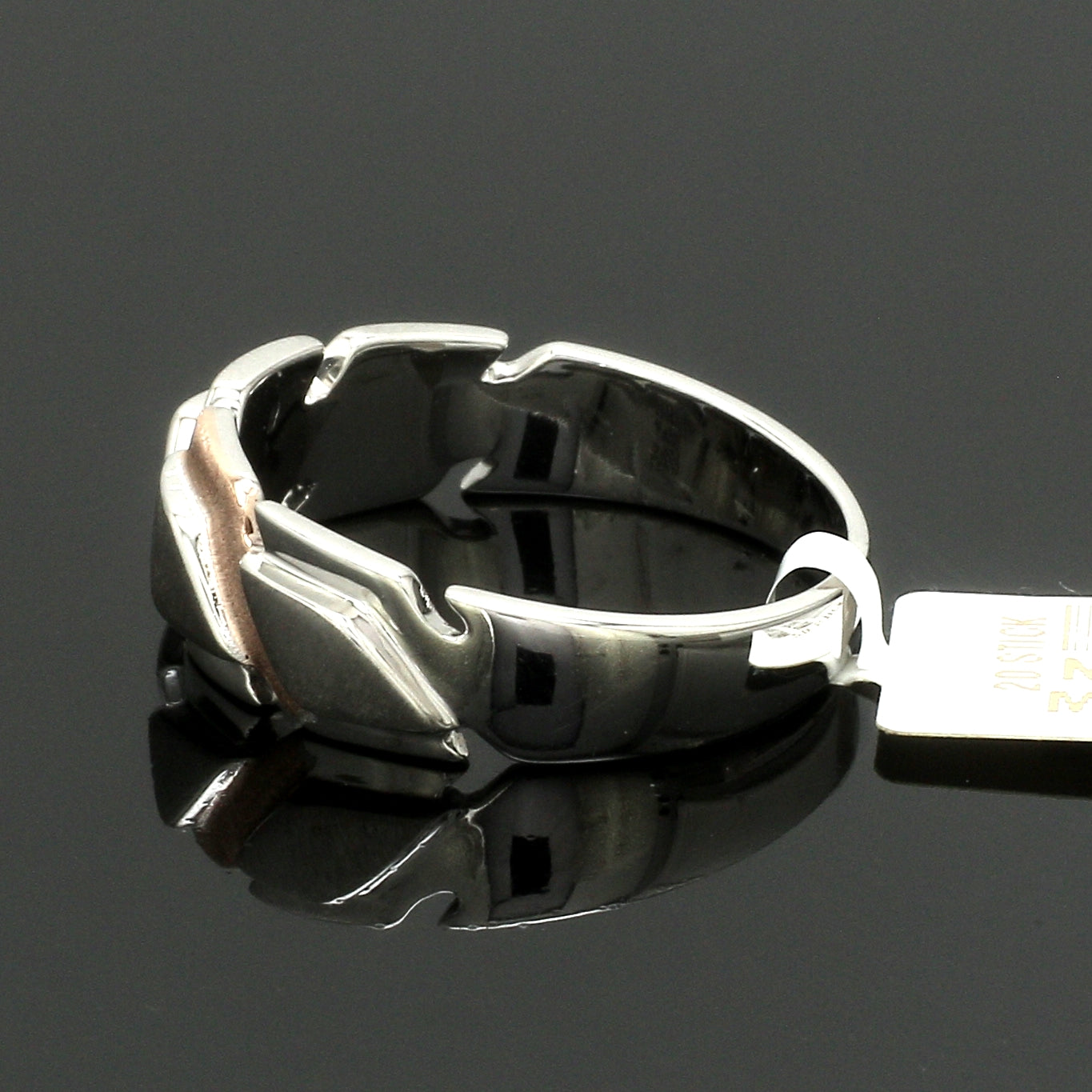 Men of Platinum | Rose Gold Heavy Ring for Men JL PT MSD 110