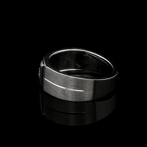 Diamond Platinum Ring for Men JL PT 1110   Jewelove.US