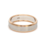Load image into Gallery viewer, Platinum Love Bands with Rose Gold Ring JL PT 1408
