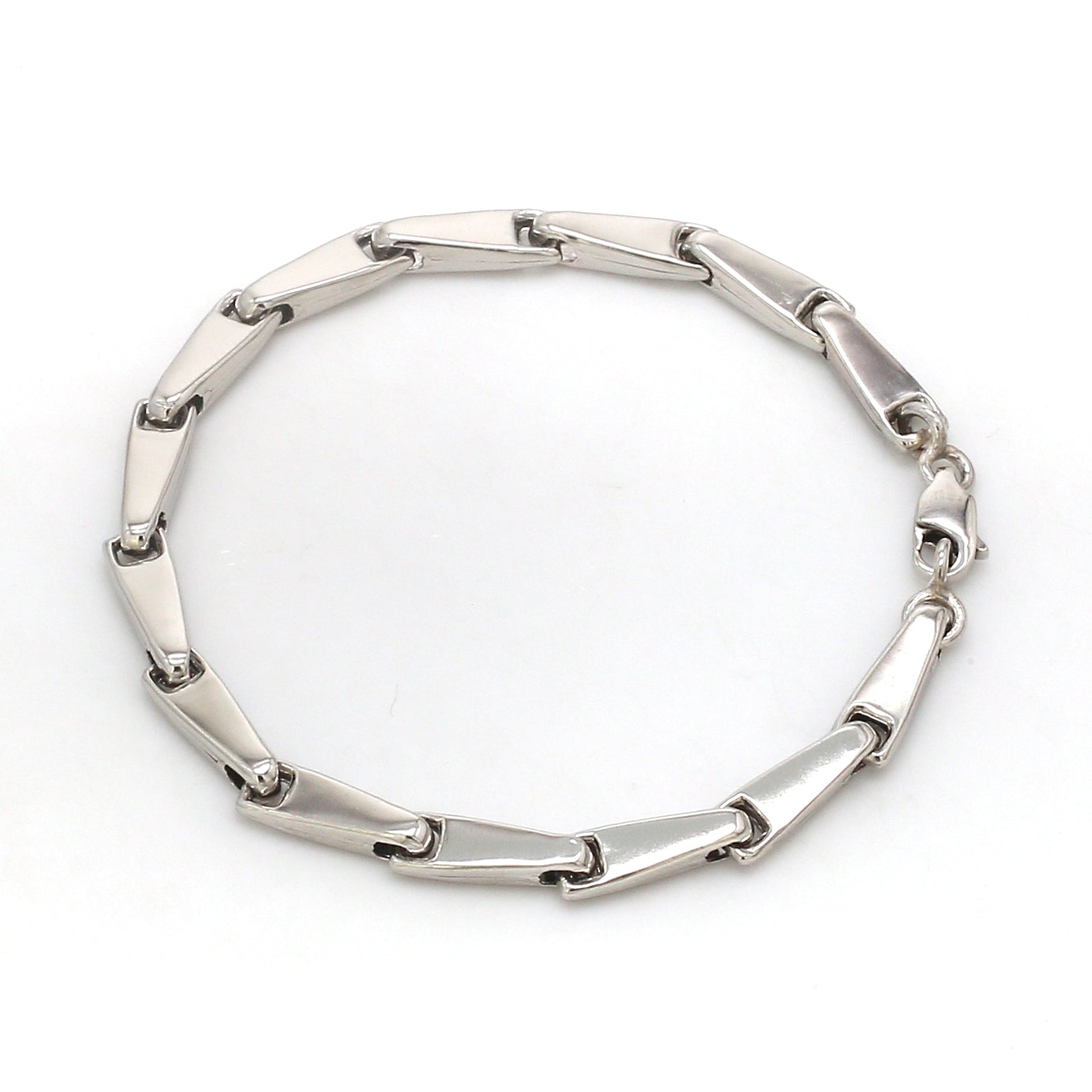 4.5mm Platinum Light Weight Bracelet for Men JL PTB 1301