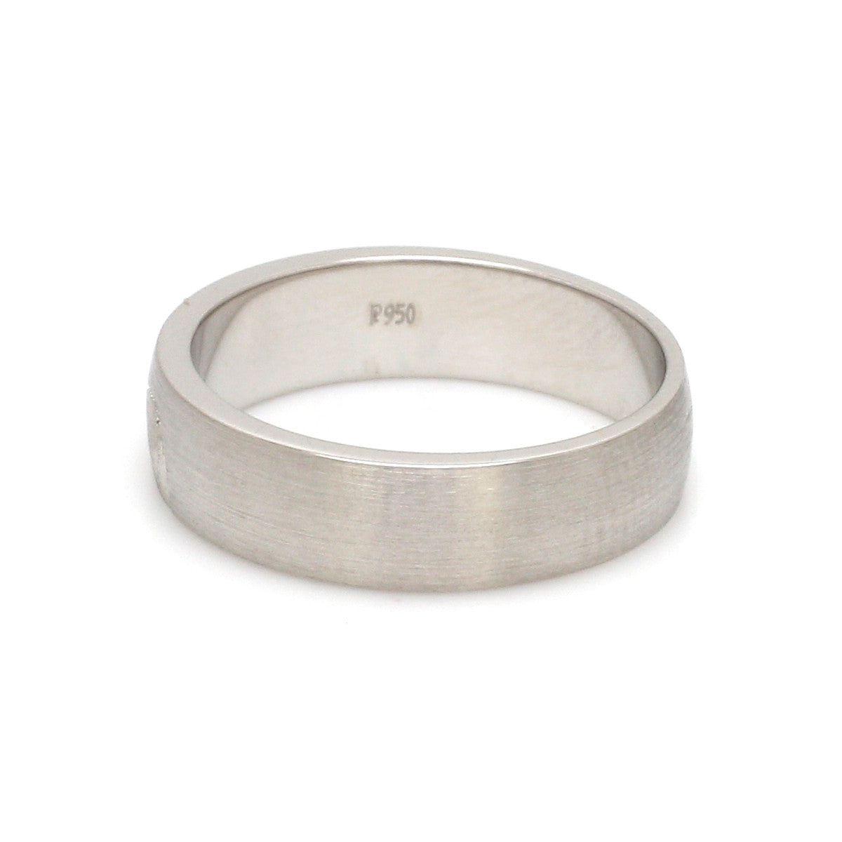 Fingerprints Heart Platinum Love Bands Couple Rings JL PT 1405