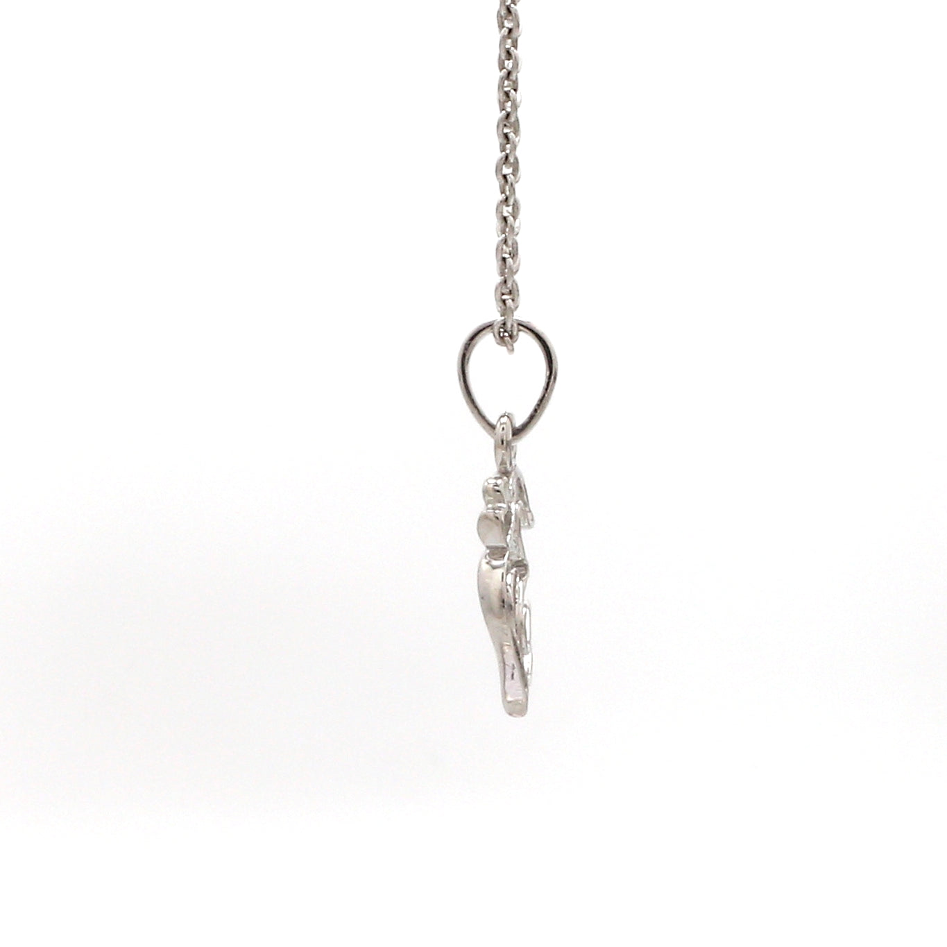 Plain Platinum Om Pendant JL PT OM-1   Jewelove.US
