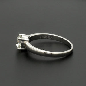 30-Pointer Solitaire Platinum Engagement Ring JL PT 1269   Jewelove.US